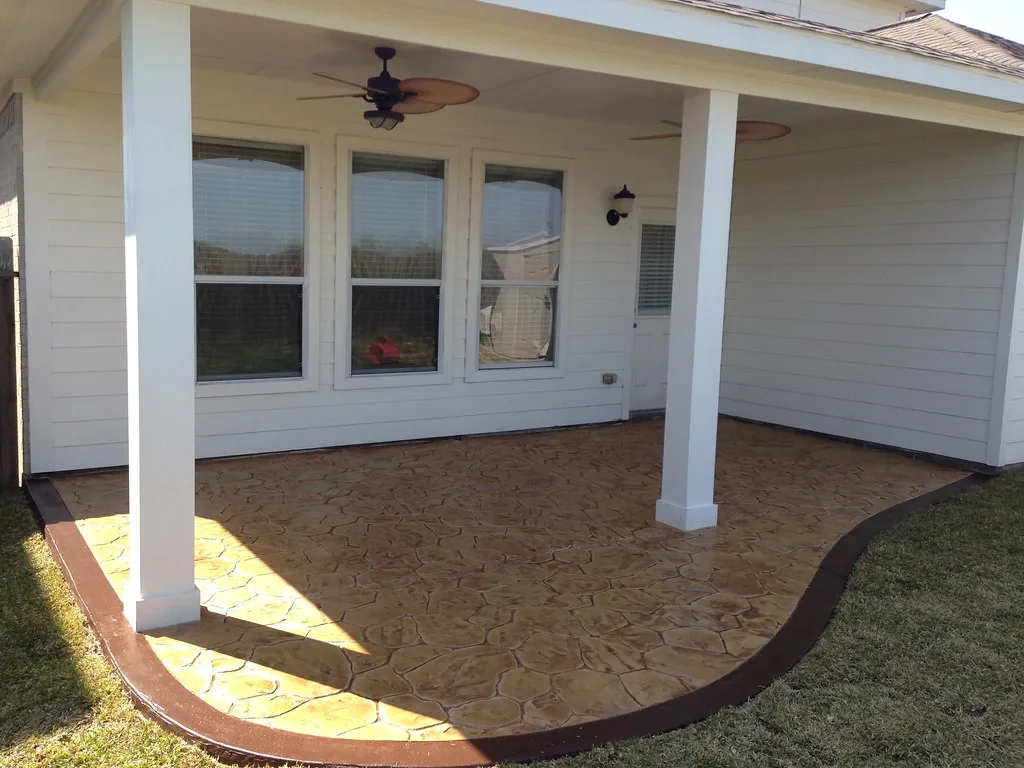 Concrete Patios illustration (stock photo, not a local Akron job)
