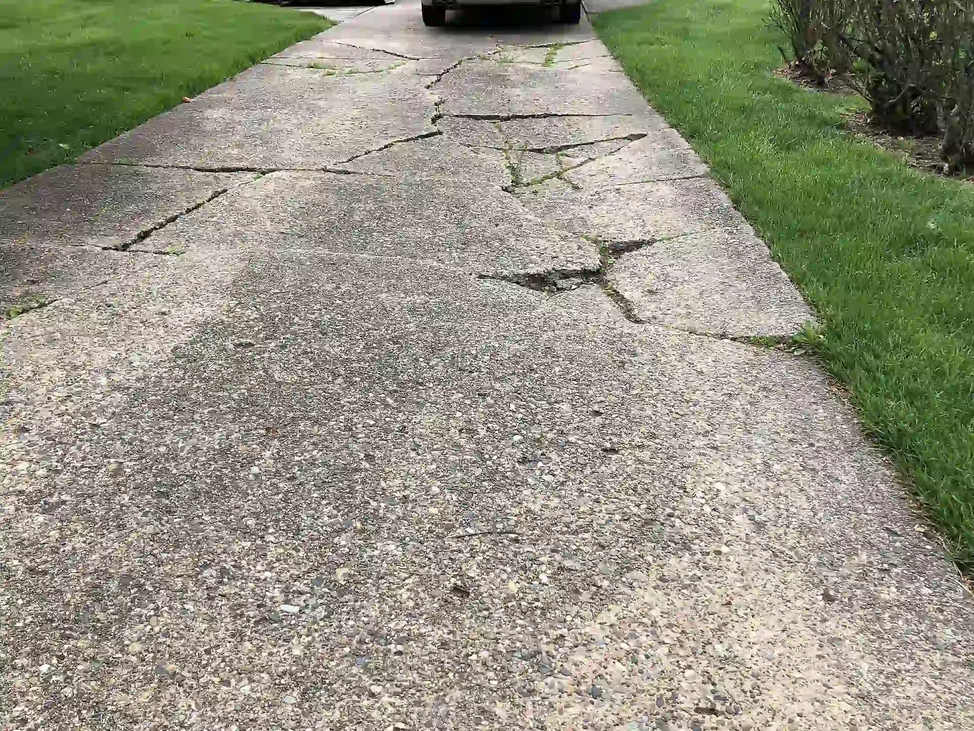 Concrete Repair illustration (stock photo, not a local Akron job)