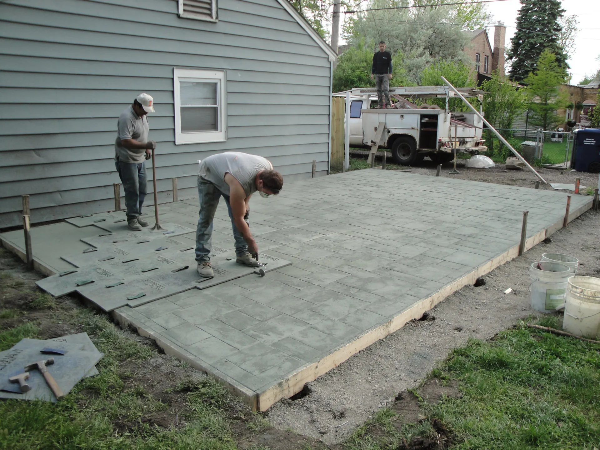 Stamped Concrete illustration (stock photo, not a local Akron job)